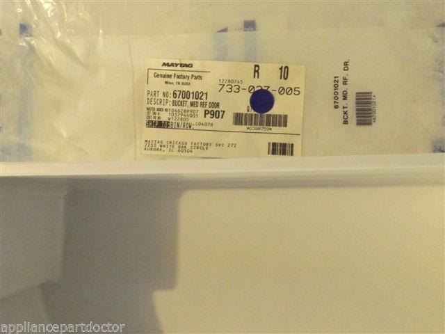 AMANA KENMORE REFRIGERATOR 67001021 Bucket, Med Ref Door NEW IN BOX AMANA KENMORE REFRIGERATOR 67001021 Bucket, Med Ref Door NEW IN BOX